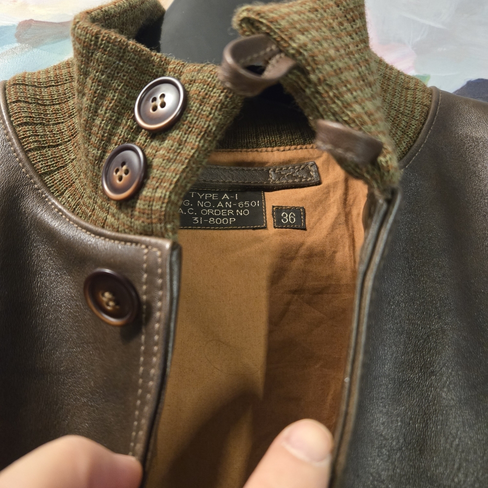 Horsehide Leather Bomber Jacket Buzz Rickson'sBuzz Rickson A-1